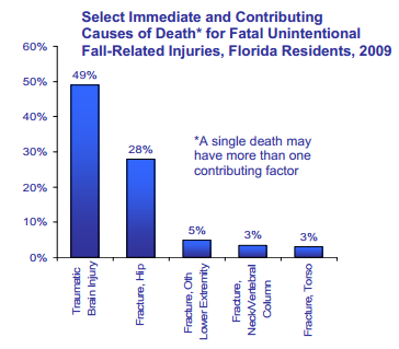 cause of death for falls florida