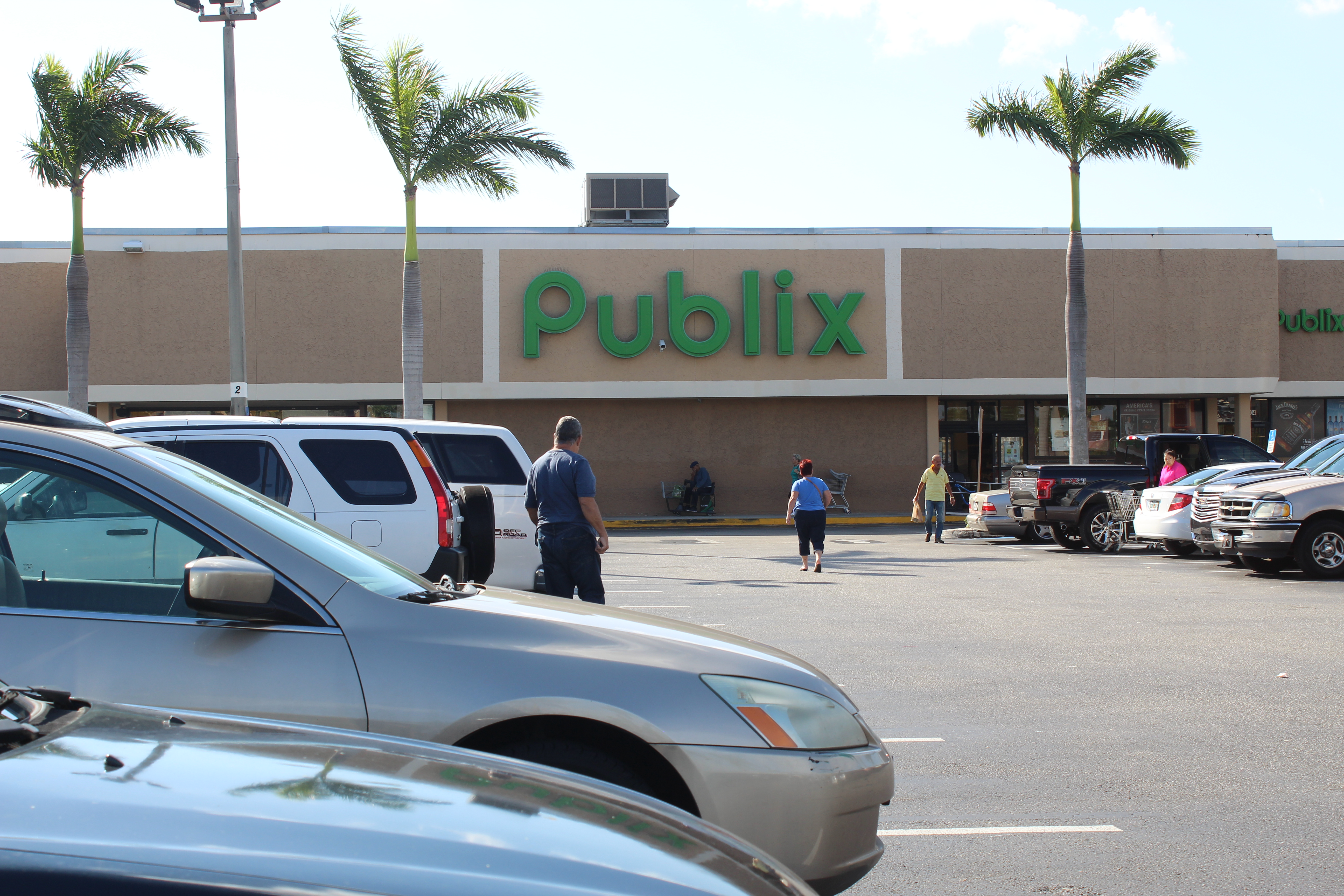 View of Publix on East Hallandale Beach Boulevard